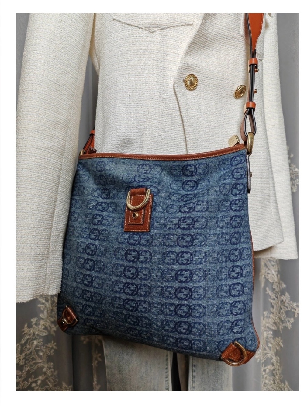 GUCCI denim bag